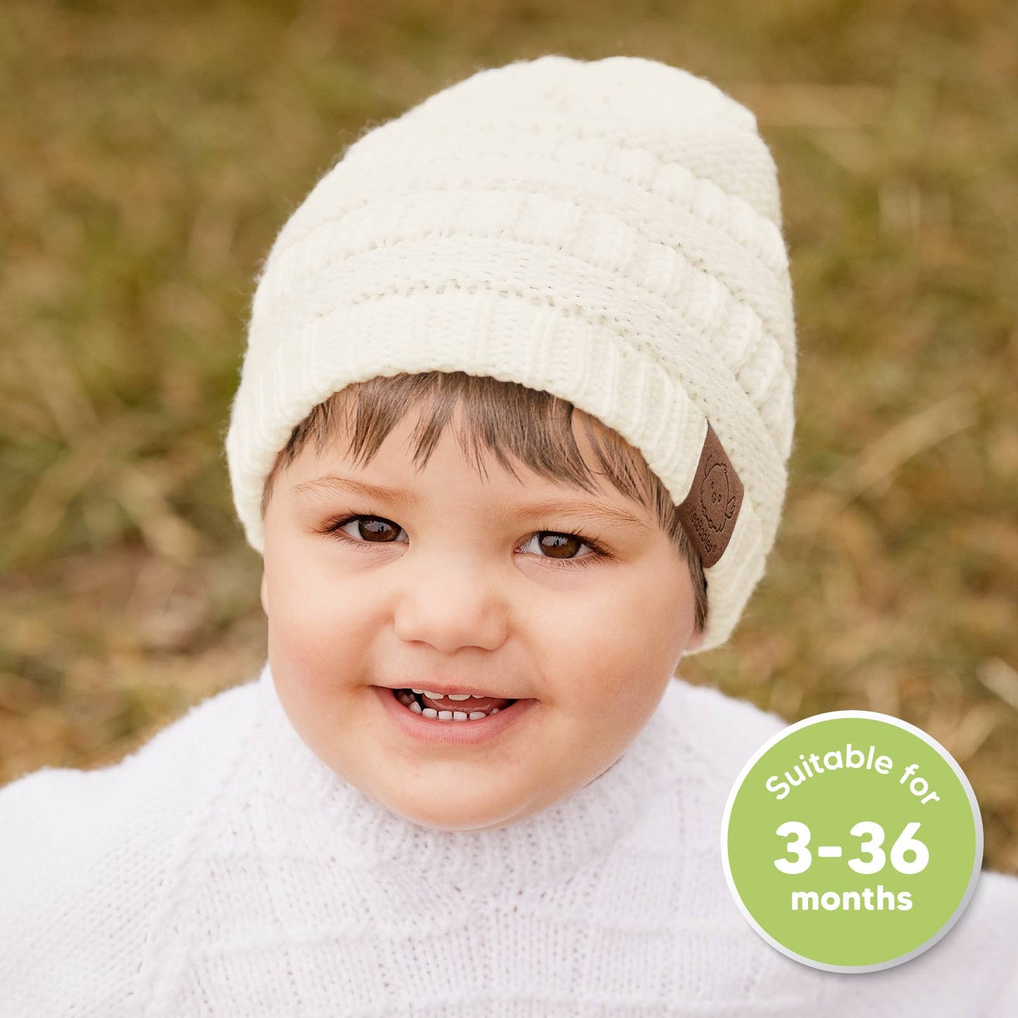 KeaBabies 3-Pack Warmzy Baby Beanies (Sweet Pea, M)