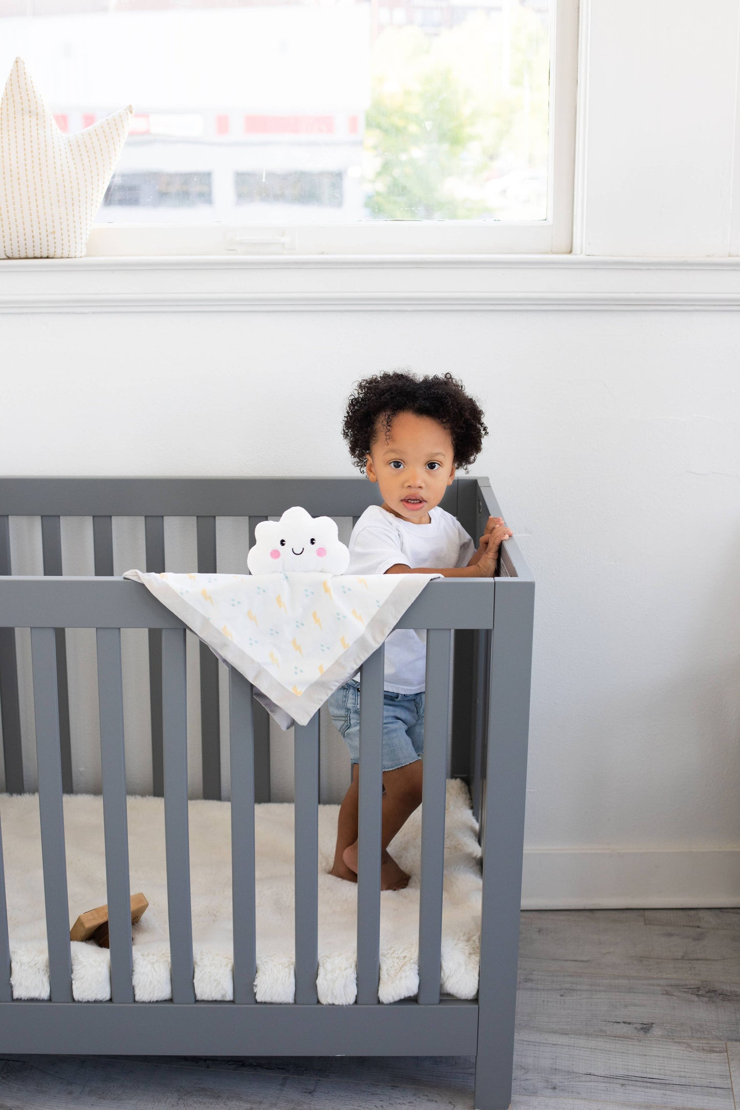 Cloud Lovey Blanket, Baby Blanket White