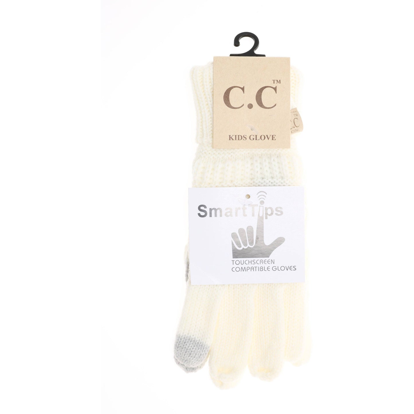 KIDS Solid Cable Knit CC Gloves G20KIDS