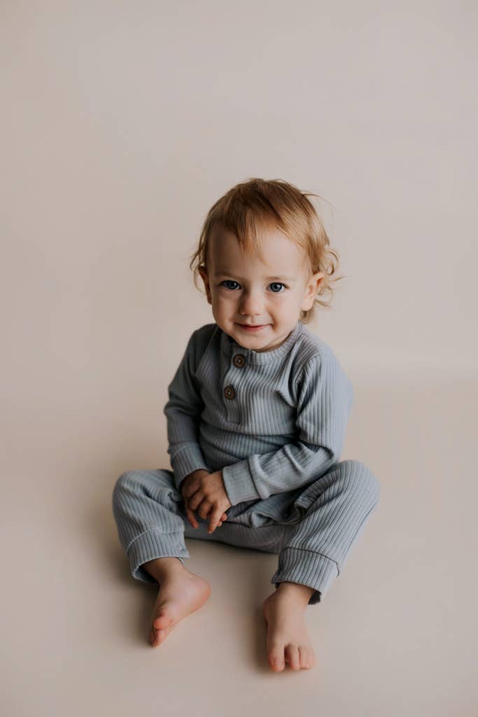 Baby Ribbed Playsuit with Pockets