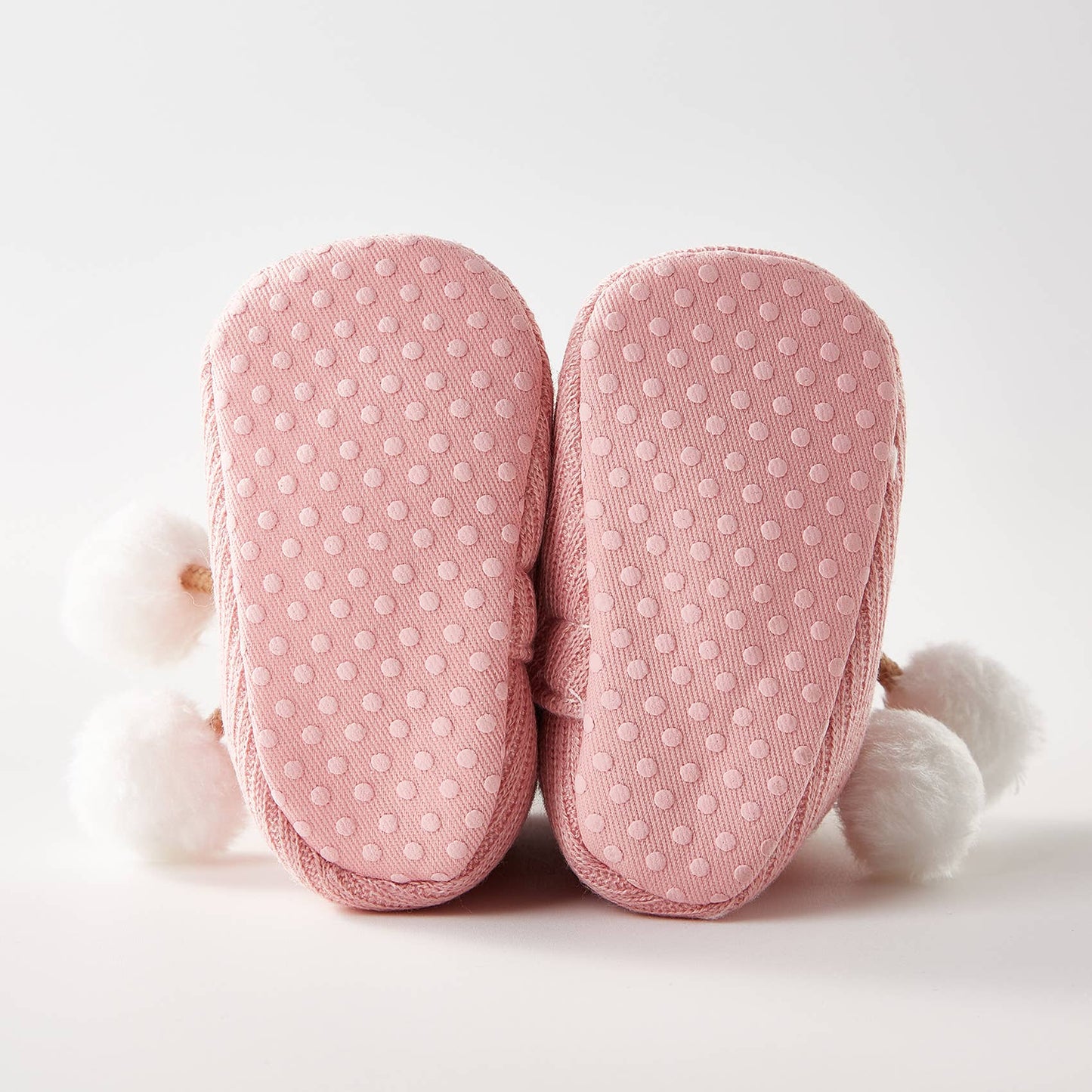 Baby / Toddler Girl Knitted Bowknot Fluff Ball Shoes