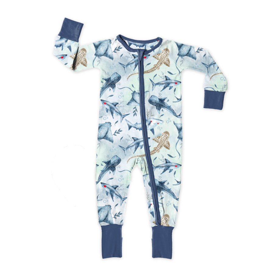 Chomp Squad Bamboo Toddler Zippy Romper