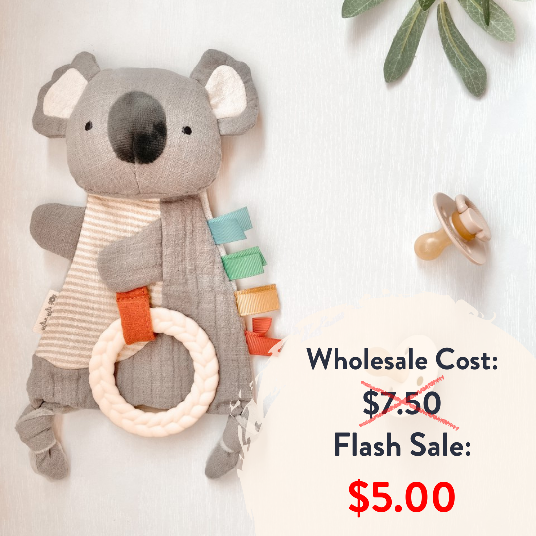 FLASH SALE Bitzy Crinkle™ Koala Sensory Toy with Teether