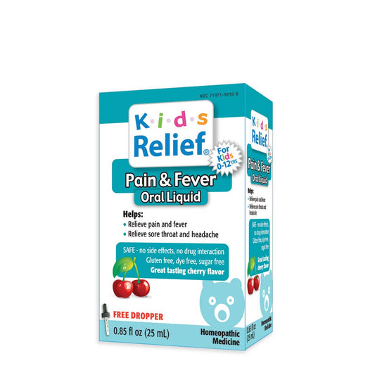 Kids Relief 0-12 years, Pain & Fever Oral Liquid, 25 mL